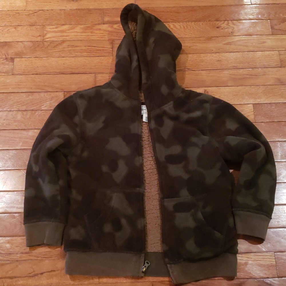 Fleece Boys Zip Up Jacket